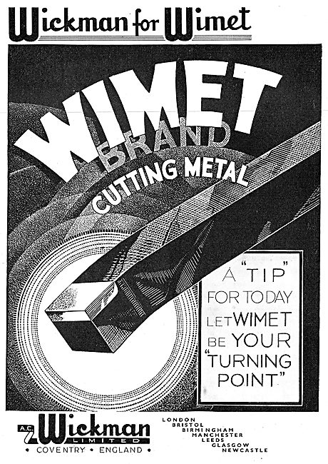 A.C. Wickman Wimet Cutting Metal                                 