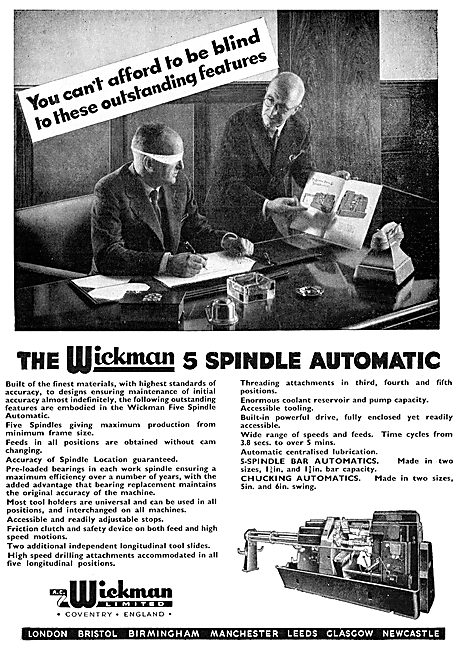 A.C. Wickman Wimet Machine Tools & Tool Tips                     