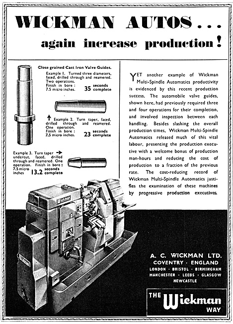 A.C.Wickman Machine Tools - Wimet Machine Tools                  