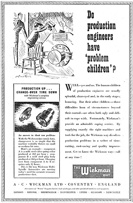 A.C.Wickman Manufacturers Of Machine Tools                       