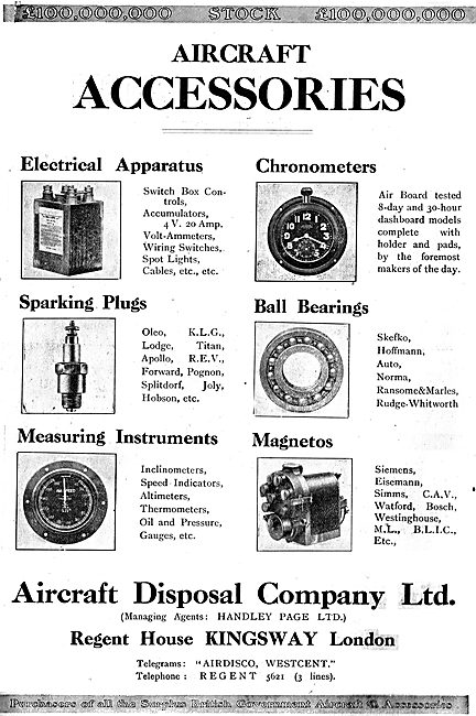 Aircraft Disposal Company - Airdisco - ADC Aero Accessories      