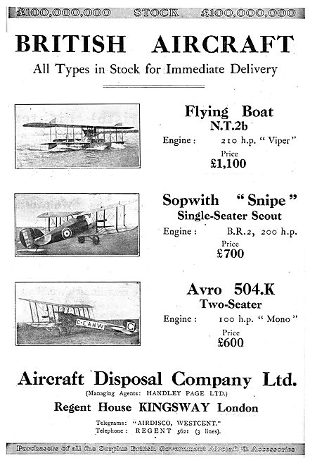 Aircraft Disposal Company - Surplus British Military Aircraft    