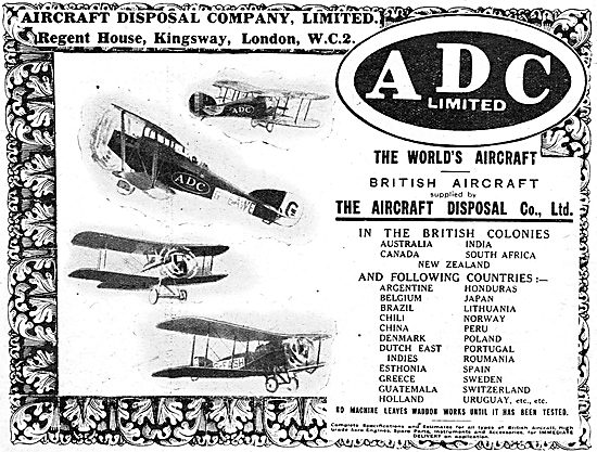 ADC Aircraft - Suppliers Of Aircraft & Spares To The World       