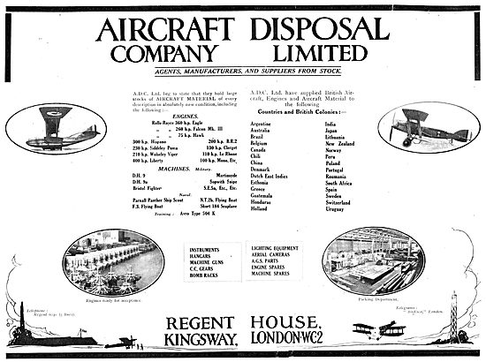 Aircraft Disposal Company - Stock List                           