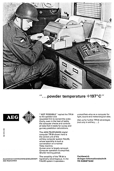 AEG-Telefunken Radar Equipment - AEG TR 84 Computer              