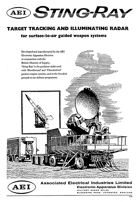 A.E.I. Electrical & Control Equipment For Aircraft & Missiles    