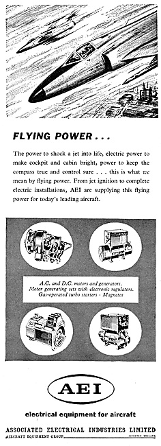 A.E.I. Electrical & Control Equipment For Aircraft & Missiles    