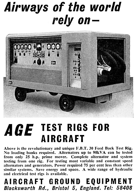 AGE Aircraft Electrical & Hydraulic System Test Rigs             