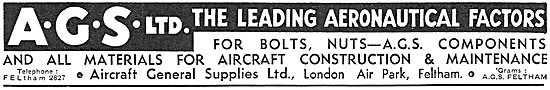 AGS Ltd. London Air Park: Aeronautical Factors & Manufacturers   