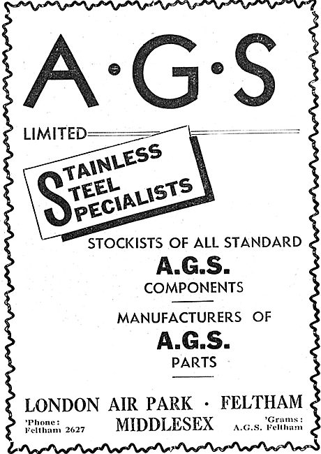 AGS Ltd: AGS Parts - Stainless Steel Specialists                 