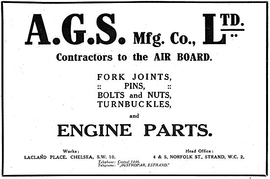 A.G.S. Mfg.Co - AGS Parts                                        