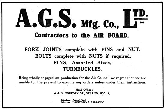 A.G.S. Mfg.Co - AGS Parts                                        