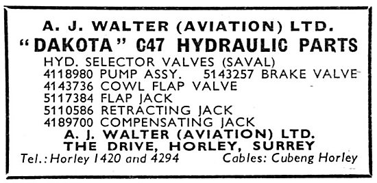 A.J.Walter - Aircraft Spares                                     