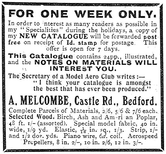 A.Melcombe - Aircraft Parts & Accessories                        