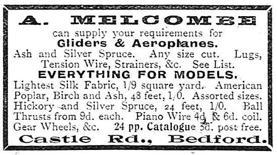 A.Melcombe - Aircraft Parts & Accessories                        