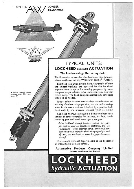 Lockheed Hydraulic Undercarriage Retraction Jack                 