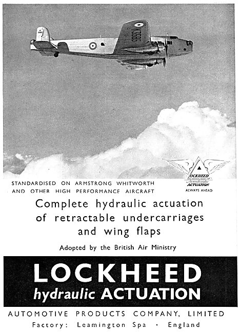 Automotive Products- Lockheed Hydraulic & Landing Gear Components