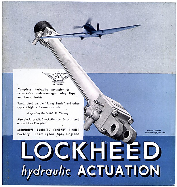 AP Lockheed Hydraulics - Lockheep Airdraulic Shock Absorbers     