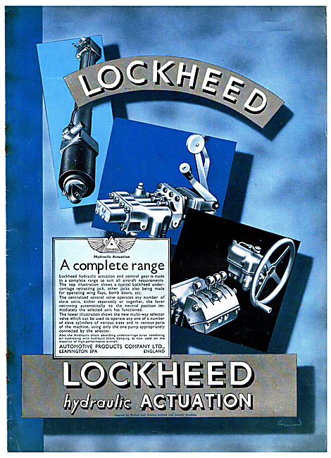 Lockheed Hydraulic Components For Aircraft                       