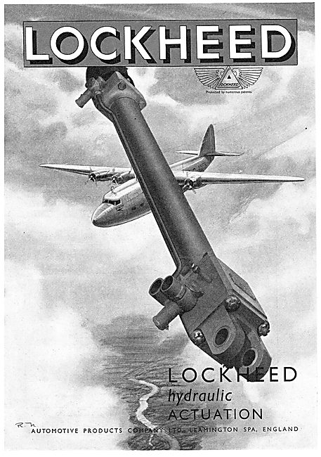 Lockheed Hydraulic Actuation For Aircraft                        