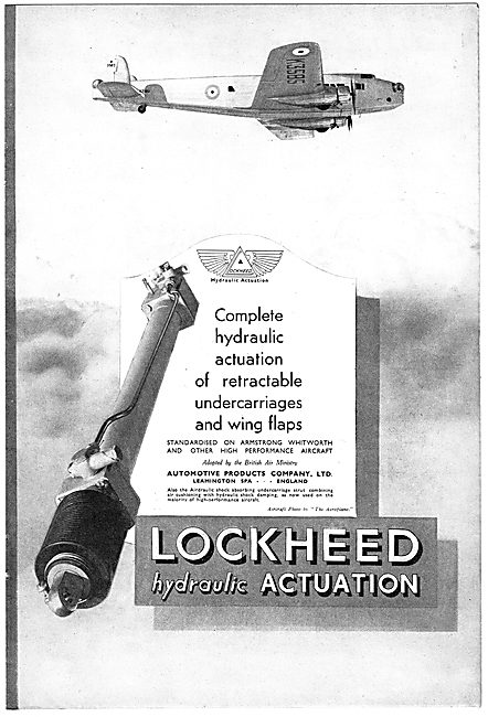 Lockheed Hydraulic Components For Aircraft - Gear & Flaps        