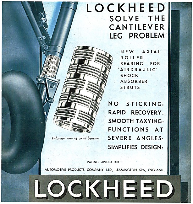 Lockheed Airdraulic Shock Absorber Struts                        