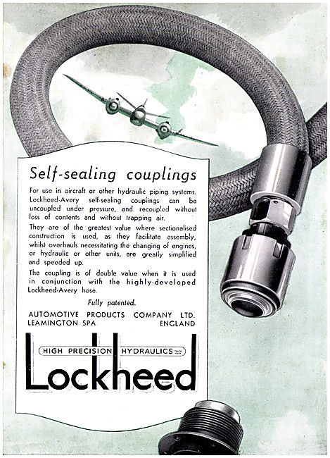 Automotive Products- Lockheed-Avery Hoses & Self-Sealing Coupling