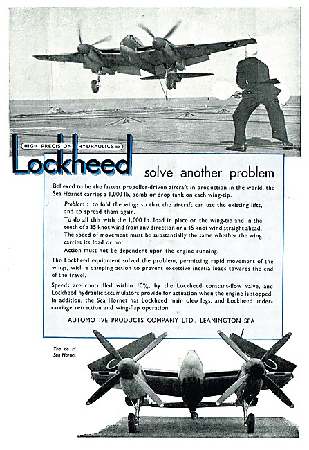 Automotive Products- Lockheed Hydraulic & Landing Gear Components