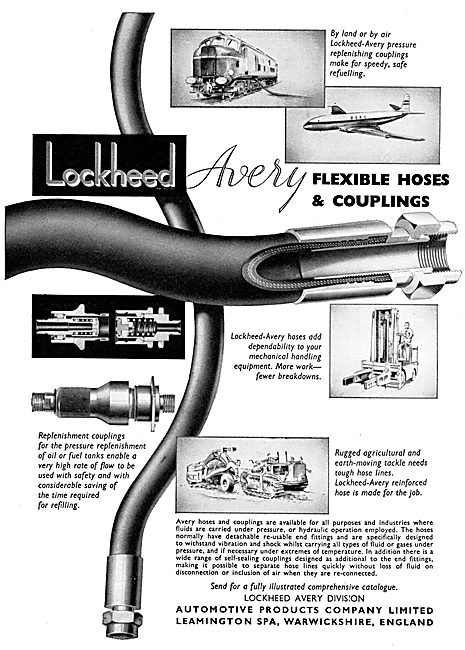 Automotive Products- Lockheed Avery Flexible Hoses & Couplings   