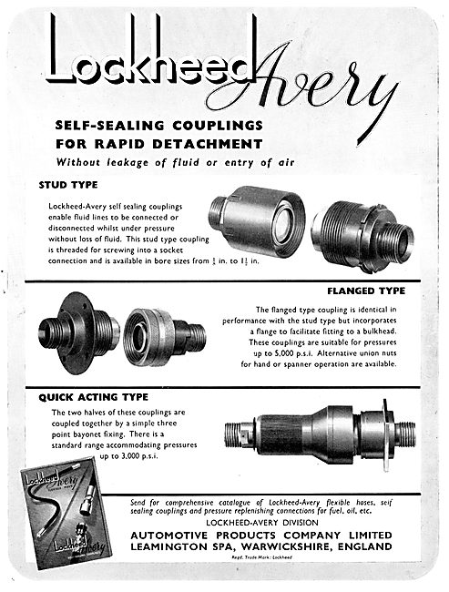 Automotive Products - Lockheed Avery Flexible Hoses & Couplings  