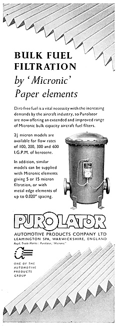 Automotive Products. Purolator Filters                           