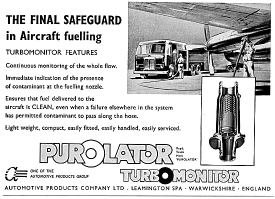 Automotive Products. Purolator Filters                           