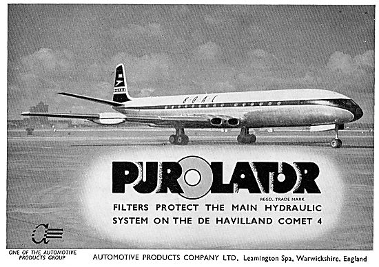 Automotive Products - Purolator Filters For The Comet            