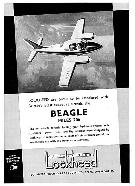 Undercarriage & Hydraulics For The Beagle Miles 206 By Lockheed  