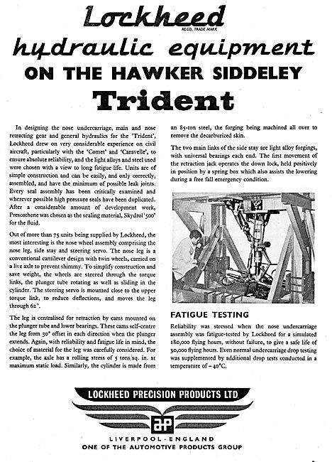 Automotive Products- Lockheed Hydraulic & Landing Gear Components