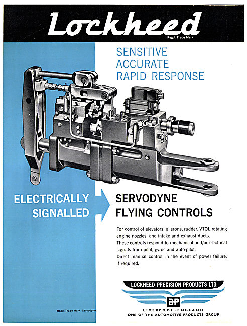 Automotive Products- Lockheed Servodyne Flying Controls          