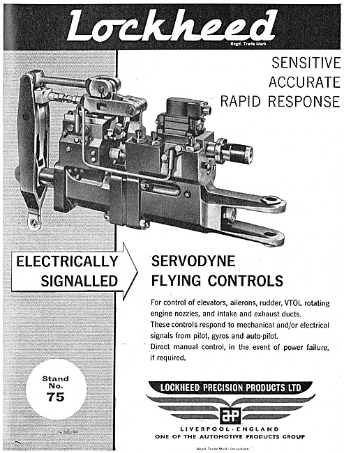 Lockheed Precision Products. Lockheed Servodyne Power Controls   