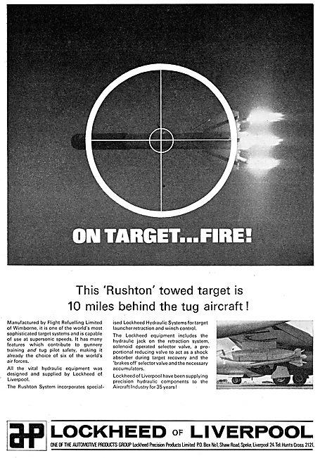 Automotive Products- Lockheed Rushton Towed Target               