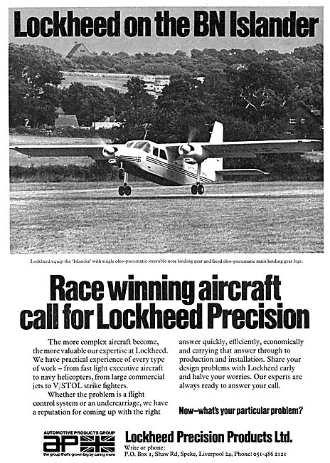 Automotive Products: Lockheed Aircraft  Precision Products       