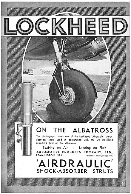 Lockheed Airdraulic Shock-Absorber Struts                        