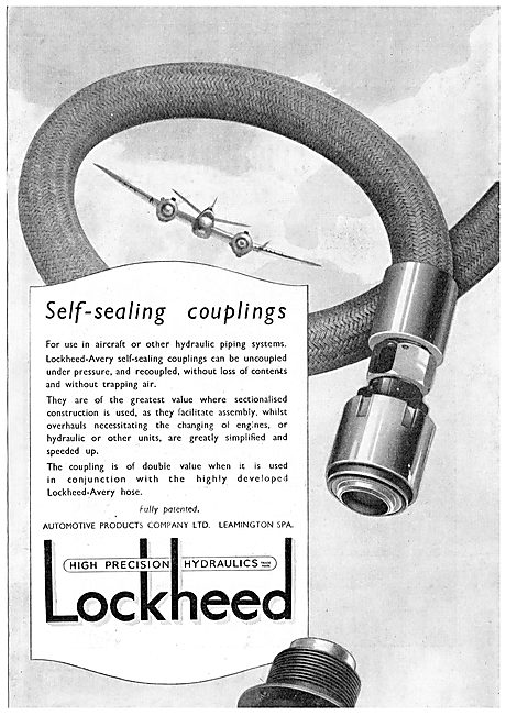 Lockheed Avery Self-Sealing Couplings                            