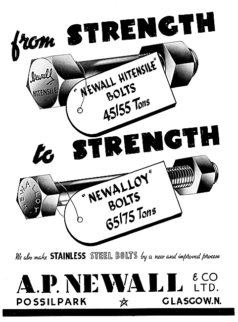 A.P.Newall AGS Parts - High Tensile Nuts & Bolts                 