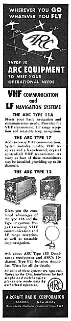 ARC Aircraft Radio Corporation ARC LF Navigation Systems         