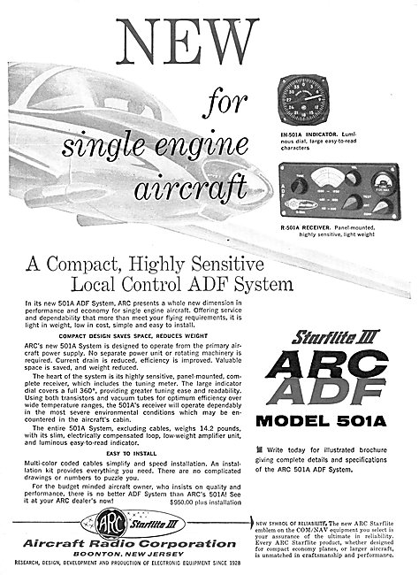 ARC Starflite III Model 501A ADF                                 