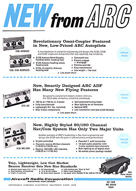 ARC Aircraft Radio Corporation - ARC 510A  Autopilot             