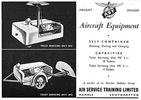 Air Service Training Hamble. Mobile Toilet Servicing Units       