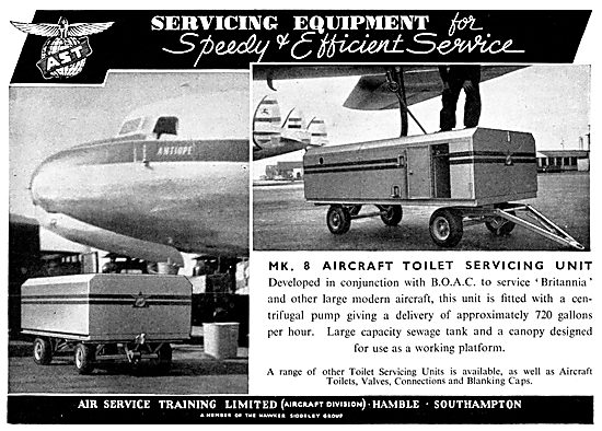 Air Service Training . A.S.T.Toilet Servicing Trolley Units      