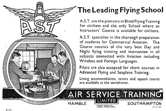 AST Air Service Training Flying & Aircraft Engineering Courses   