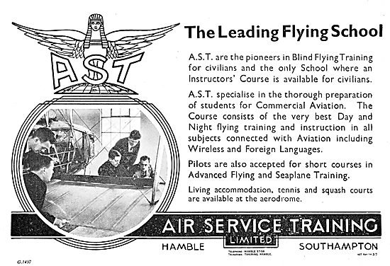 AST Air Service Training. Flying & Aircraft Engineering Courses  