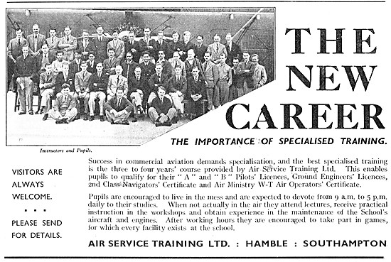 Air Service Training Hamble 1932                                 